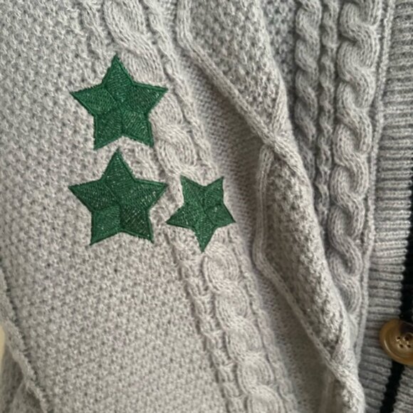 Taylor Swift dupe Grey Holiday Collection cardigan - Picture 3 of 4